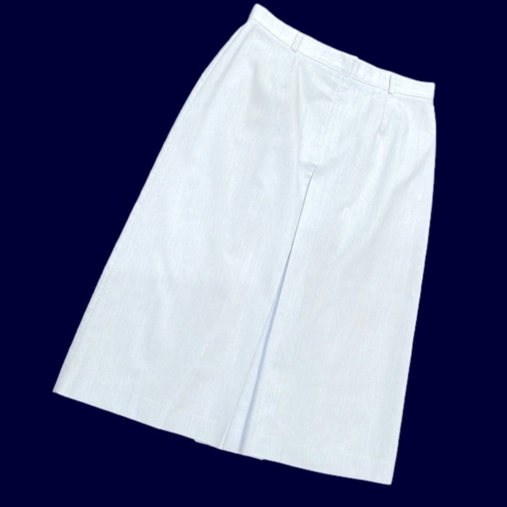 ๐๐SOLD Vintage 70s Blue Pinstripe Ship n Shore Skirt - Picture 5 of 16